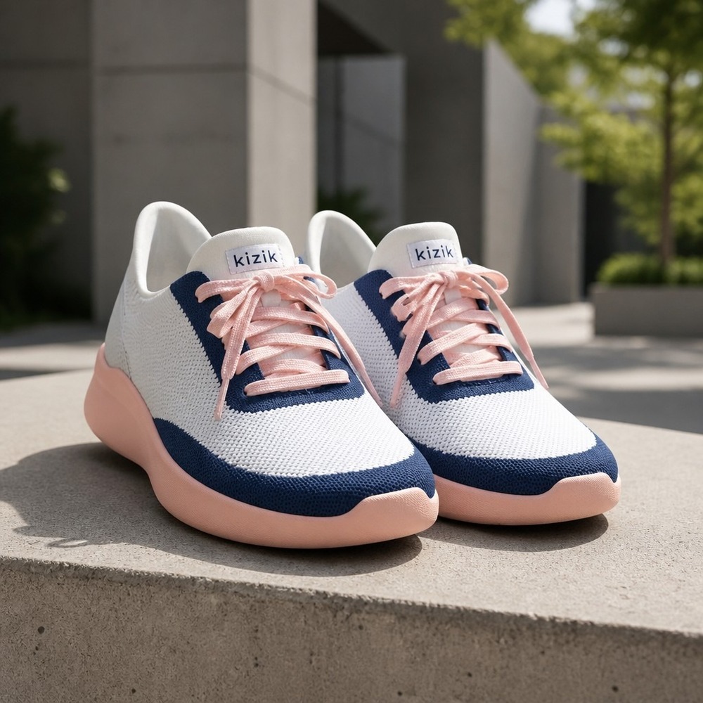 Kizik Bahama Athens Hands Free Sneaker Knit Women US 9 Wide
